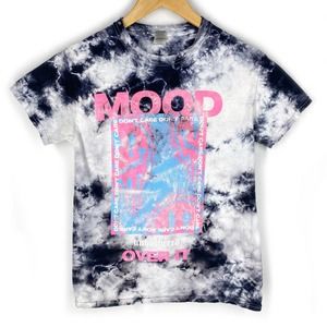 Gildan Mood Graphic Tee Tie Dye Short Sleeve 100% Cotton T-Shirt Unisex S
